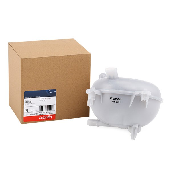 TOPRAN Depósito de expansão, líquido de refrigeração 116 679 TOPRAN 116 679 originais Depósito de compensação refrigerante Audi A8 D2 custo