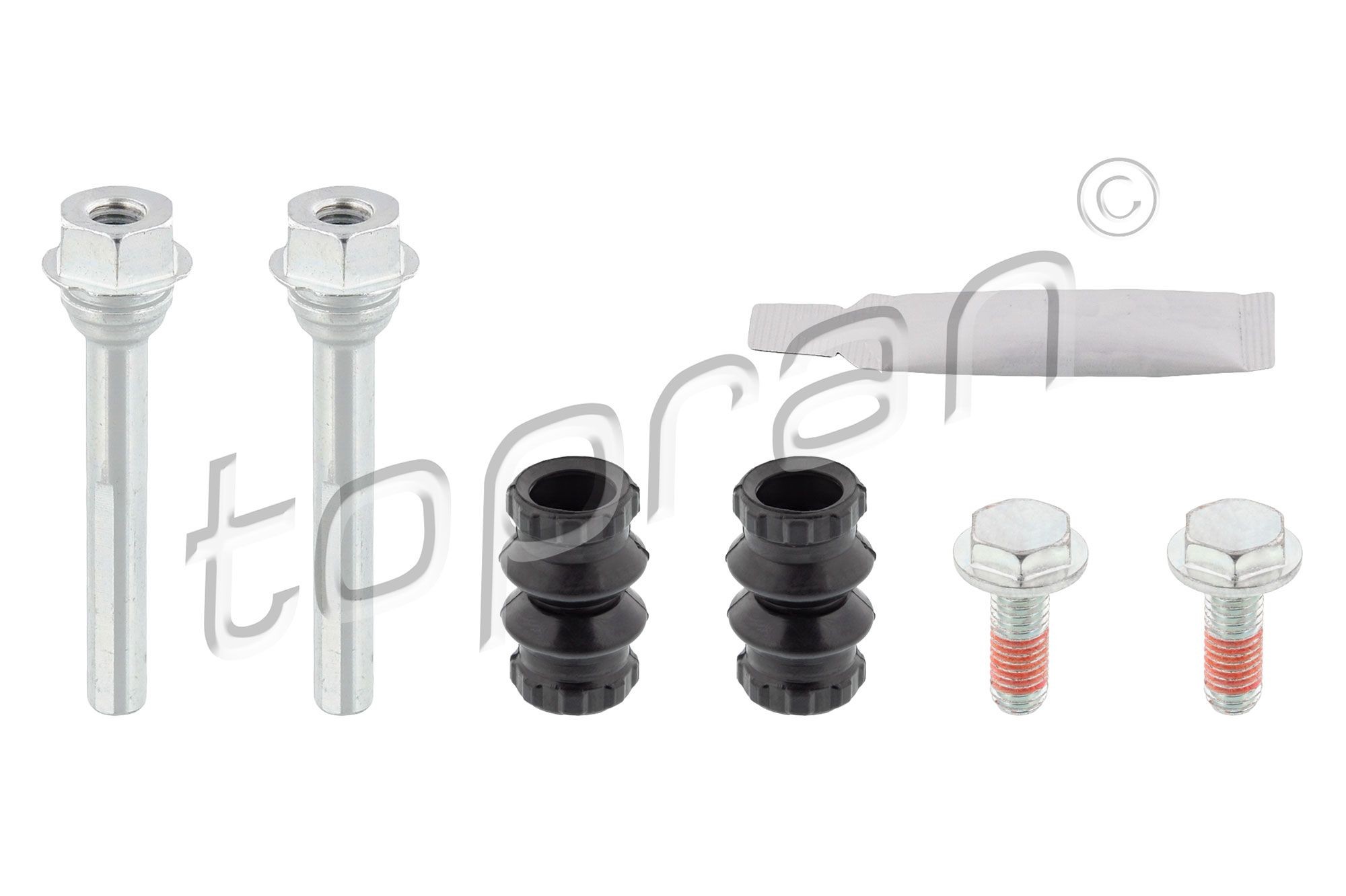 TOPRAN Føringshylsesett, bremsecaliper 117 185 117 185 Bremseklave foringshylsesett BMW 7-serie TOPRAN