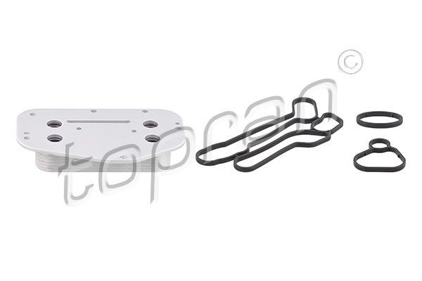TOPRAN Engine oil cooler 208 824 FORD FIESTA TOPRAN oil cooler 208824