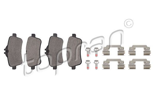 TOPRAN Bremseklosser 409 502 409 502 Bremseklosser TOPRAN DACIA DUSTER