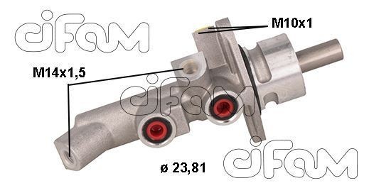 CIFAM Galvenais bremžu cilindrs 202-1119 202-1119 Galvenais bremžu cilindrs TOYOTA SUPRA CIFAM