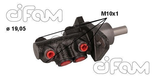 CIFAM Maître-cylindre de frein 202-1139 Cylindre de frein principal CIFAM PATROL 202-1139 pas cher