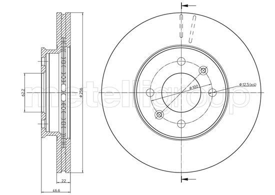 CIFAM Bremseskive 800-930C 800-930C Bremseskiver CIFAM HYUNDAI GRANDEUR