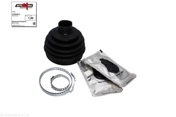 AUTOMEGA Belgsett, styring 210040910 210040910 Tannstangmansjett OPEL ASTRA AUTOMEGA