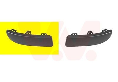 VAN WEZEL Blende, Stoßfänger 4366553 4366553 VAN WEZEL RENAULT Modus / Grand Modus (F, JP) Zierleiste, Stoßstange Kosten
