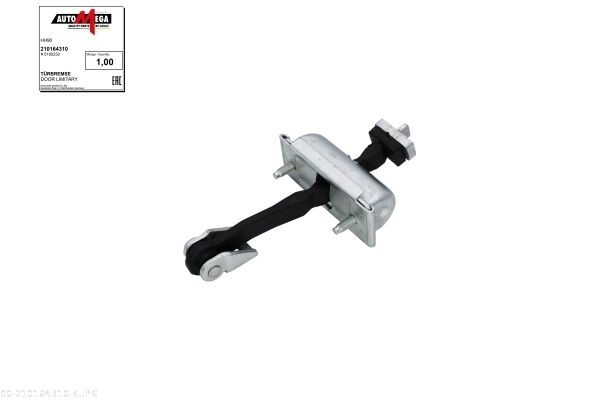 AUTOMEGA Durvju fiksators 210164310 Aizmugurējās durvis AUTOMEGA MALIBU 210164310 lēti