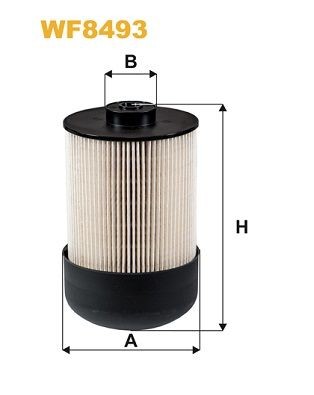 WIX FILTERS Kraftstofffilter WF8493 Dieselfilter WIX FILTERS Opel MOKKA WF8493