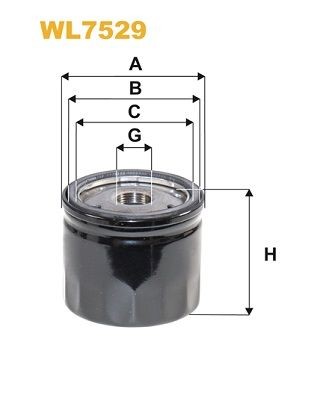 WIX FILTERS Filtro olio WL7529 WL7529 costo Filtro olio WIX FILTERS HONDA LOGO