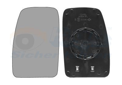 VAN WEZEL Spoguļstikls, Ārējais atpakaļskata spogulis 4387837 VAN WEZEL 4387837 Spoguļstikls Opel Movano Van x70 par izdevīgu cenu