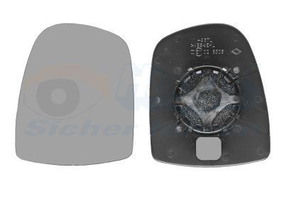 VAN WEZEL Spoguļstikls, Ārējais atpakaļskata spogulis 4394831 Atpakaļskata spogulis VAN WEZEL AGILA 4394831 lēti