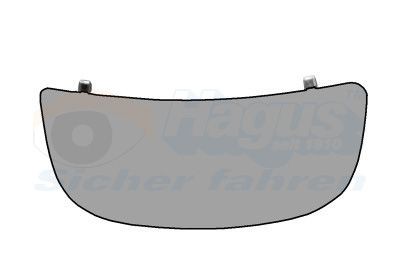 Spiegelglas, buitenspiegel VAN WEZEL 4394834 VAN WEZEL 4394834 Buitenspiegelglas rechts en links Nissan PRIMASTAR 2011