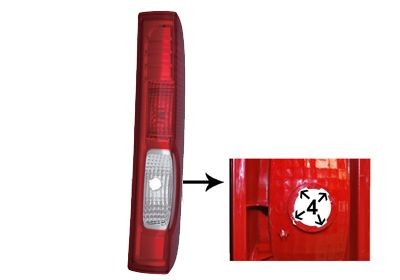 VAN WEZEL Πίσω φως 4395932 Φανάρι πίσω VAN WEZEL Nissan SUNNY 4395932