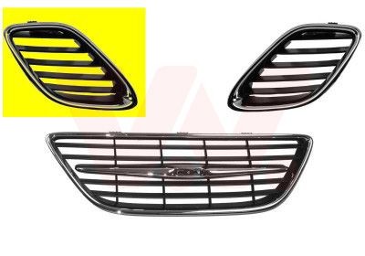 VAN WEZEL Radiator grill 4731512 VAN WEZEL 4731512 Radiator grill SAAB 9-3 Sedan (YS3F) 2.8 Turbo V6 230 Pk 2005