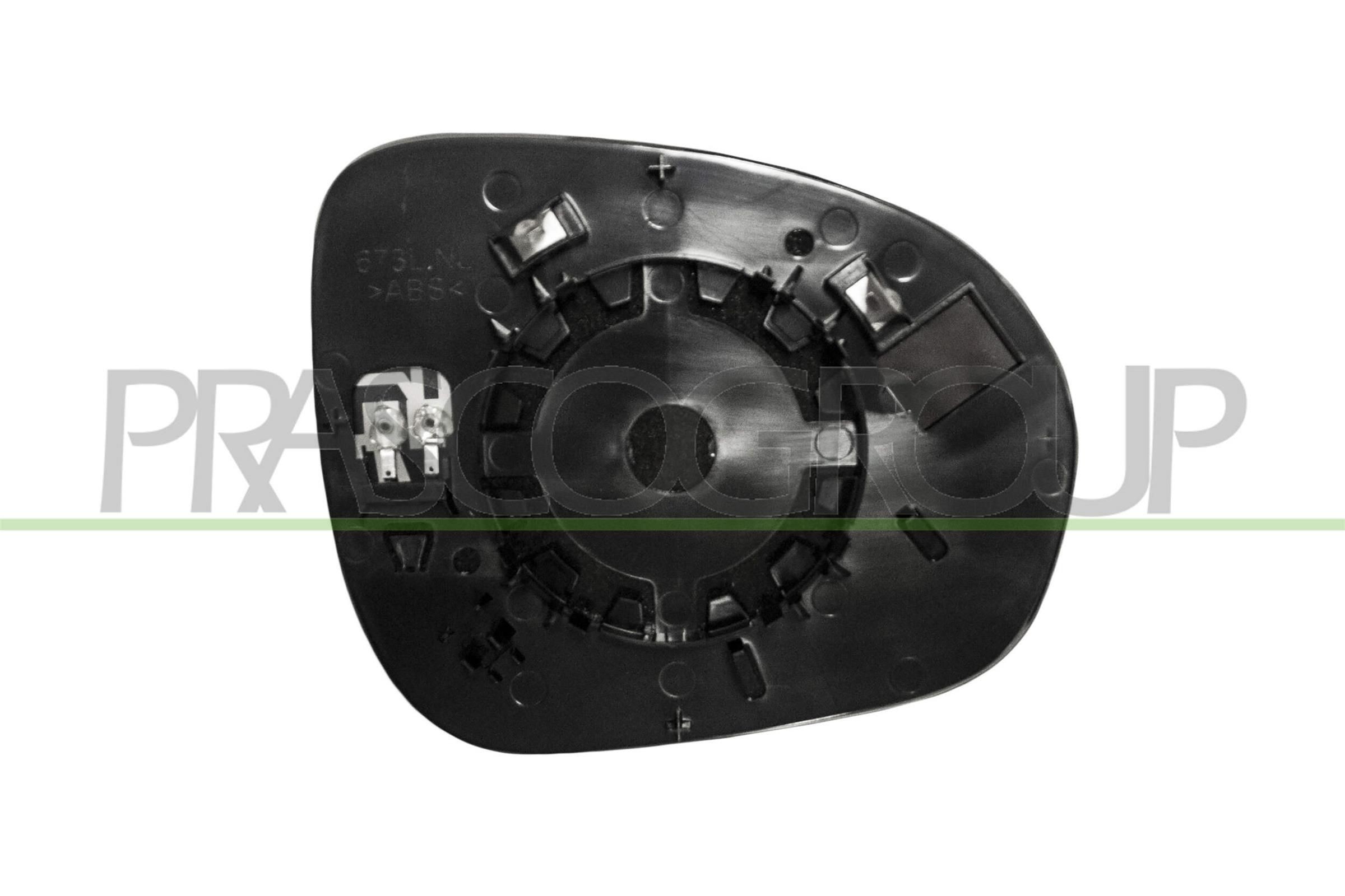 PRASCO Sklo vonkajżieho zrkadla FT0607514 Sklo zrkadla PRASCO FIAT FT0607514