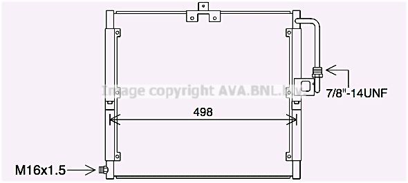 PRASCO Kondensator, klimaanlegg MS5709 PRASCO MS5709 AC kondensator INFINITI Q50 originale
