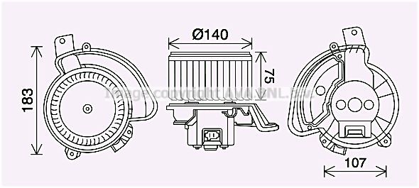 PRASCO Elektromotor, kupévifte OL8689 OL8689 Kupevifte PRASCO OPEL GRANDLAND X