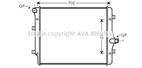 PRASCO Radiateur VN2208 Skoda KODIAQ Radiator PRASCO VN2208