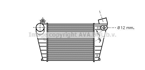 PRASCO Intercooler VNA4200 PRASCO VNA4200 Radiator intercooler SKODA Octavia I Van / Station wagon (1U5) goedkoop