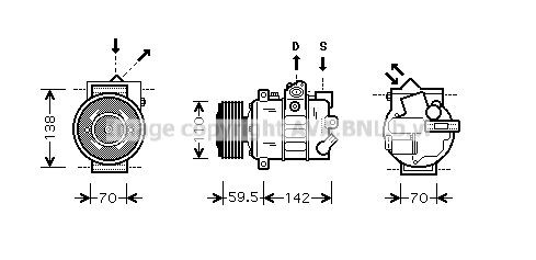 PRASCO Klimakompressor VNAK220 VNAK220 PRASCO Klimakompressor MINI Kosten