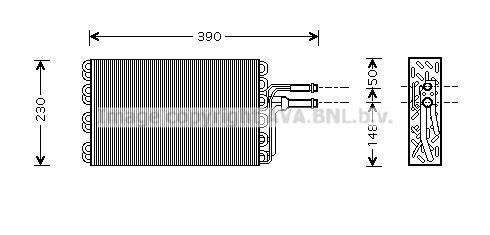 PRASCO Verdampfer, Klimaanlage VNV185 Klimaverdampfer PRASCO Volkswagen AMAROK VNV185