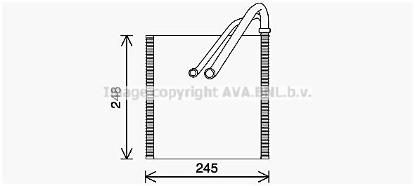 PRASCO Airco verdamper VNV400 Volkswagen TIGUAN Airco verdamper PRASCO VNV400