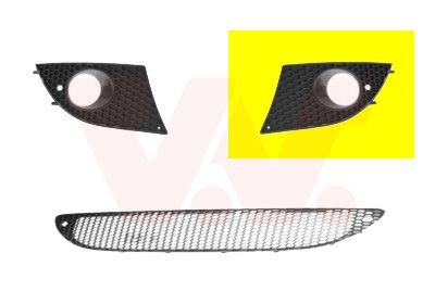 VAN WEZEL Cover, bumper 4941593 VAN WEZEL 4941593 Cover, bumper