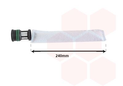 VAN WEZEL Filtre déshydratant, climatisation 5200D096 VAN WEZEL 5200D096 Bouteille filtrante clim Ford TRANSIT CONNECT pas cher