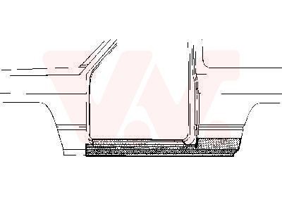 VAN WEZEL Schweller 5240102 5240102 VAN WEZEL Suzuki Swift SF413 Schweller Kosten
