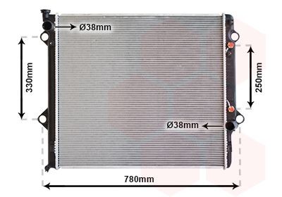 VAN WEZEL Radiateur du moteur 53002478 VAN WEZEL 53002478 Module de refroidissement Toyota Prado J120 prix