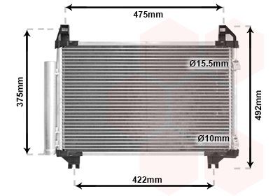 VAN WEZEL Condensatore climatizzatore 53005413 VAN WEZEL 53005413 Radiatore aria condizionata Toyota Urban Cruiser XP11 originale prezzo