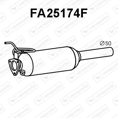 VENEPORTE Partikelfilter (DPF) FA25174F FA25174F Partikelfilter (DPF) VENEPORTE FIAT DOBLO