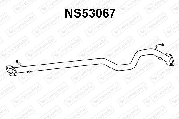 VENEPORTE Σωλήνας εξάτμισης NS53067 NS53067 Σωλήνες εξάτμισης NISSAN QASHQAI VENEPORTE