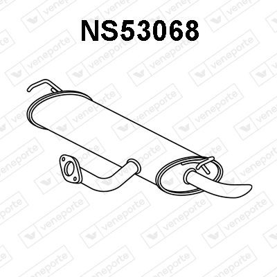 VENEPORTE Marmitta NS53068 NS53068 Marmitta posteriore VENEPORTE RENAULT SCÉNIC costo