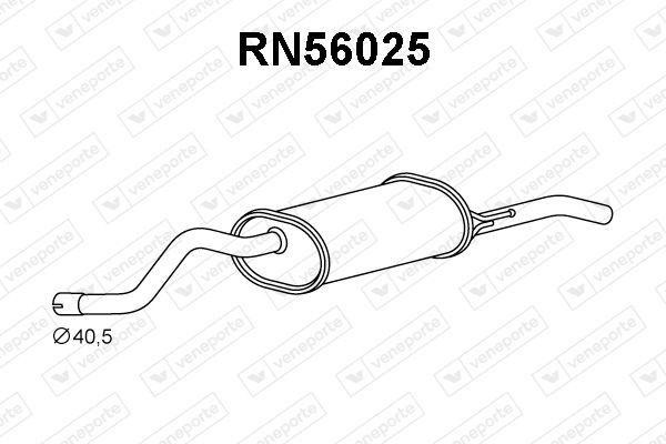 VENEPORTE Marmitta RN56025 RN56025 Marmitta posteriore VENEPORTE RENAULT SCÉNIC costo