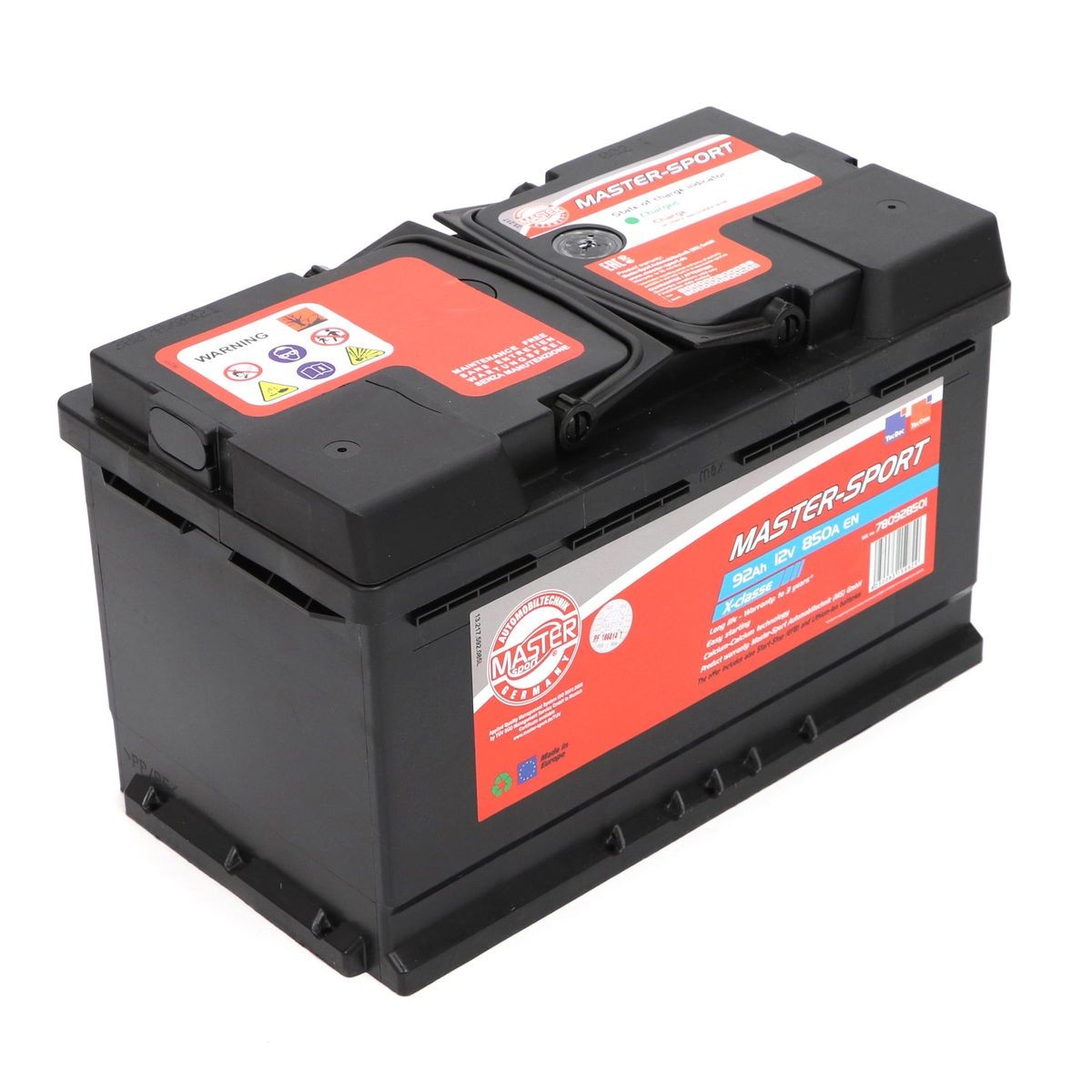 MASTER-SPORT Batteri 780928501 TESLA startbatteri MASTER-SPORT 780928501