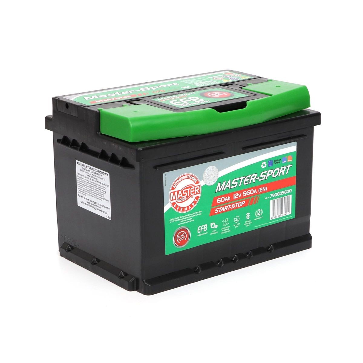 MASTER-SPORT Batteri 790605600 TESLA bilbatteri MASTER-SPORT 790605600