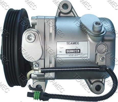 Air conditioning compressor TEAMEC 8600220 TEAMEC 8600220 2010 SMART FORTWO ac compressor replacement