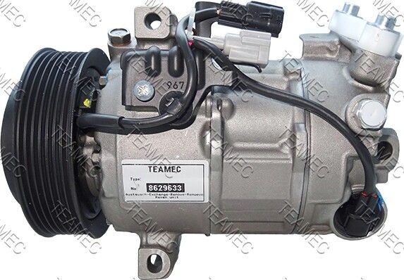 TEAMEC Compresseur de climatisation 8629633 8629633 Compresseur de clim RENAULT VEL SATIS TEAMEC
