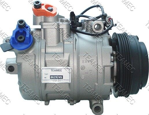 TEAMEC Ilmastoinnin kompressori 8629745 BMW E60 Sedan ilmastoinnin kompressori TEAMEC 8629745
