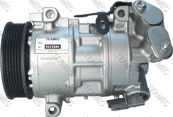 TEAMEC Ilmastoinnin kompressori 8629804 8629804 TEAMEC Ilmastointilaitteen kompressori PEUGEOT 504