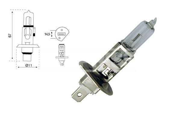 CARPRISS Pære, fjernlys 79780233 Tågelygtepære CARPRISS Fiat X 1/9 79780233