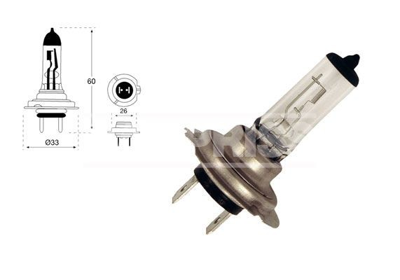 CARPRISS Bulb, spotlight 79780239 79780239 CARPRISS fog light bulb for FIAT X 1/9