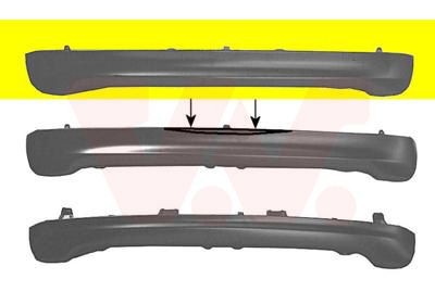 VAN WEZEL Panneau arrière 5430634 Revêtement arrière Toyota _T19_ 5430634 VAN WEZEL