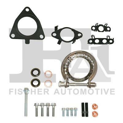FA1 Kit de montagem, turbocompressor KT210380 FA1 KT210380 Kit de montagem sistema de escape Peugeot 407 SW originais preço