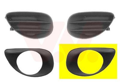 VAN WEZEL Ventilationsgaller, stötfångare 5432593 VAN WEZEL 5432593 Ventilationsgaller, stötfångare TOYOTA Yaris II Hatchback (XP9) 1.3 VVT-i (SCP90_) 87 hk 2009