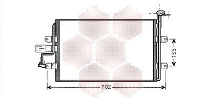 Συμπυκνωτής, σύστ. κλιματισμού VAN WEZEL 58005262 VAN WEZEL 58005262 Συμπυκνωτής Seat TOLEDO 2002