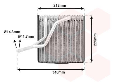 Εξαεριωτής, σύστημα κλιματισμού VAN WEZEL 5800V030 VAN WEZEL 5800V030: Εξαεριωτής Seat IBIZA 2016
