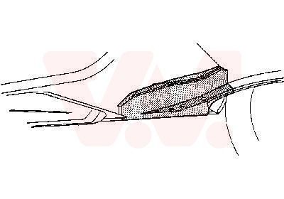 VAN WEZEL Chassis leg 5810311 VAN WEZEL 5810311 Hyundai TUCSON longeron rear and front price