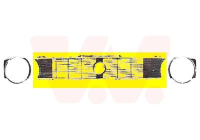 VAN WEZEL Kylargrill 5810510 VAN WEZEL 5810510 Kylargrill VW Golf I Cabriolet (155) 1.6 75 hk 1979