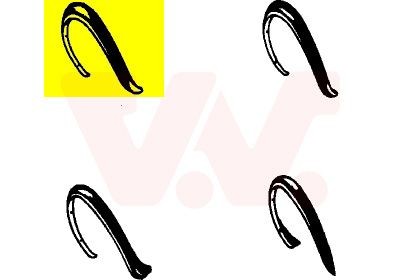 VAN WEZEL Alargamento, guarda-lamas 5812521 VAN WEZEL 5812521 Friso guarda lamas VW Polo 3 preço